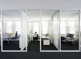 Internal glazed partitions