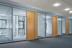 Glass office fronts